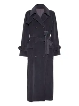 Brunello Cucinelli: Двубортный плащ 