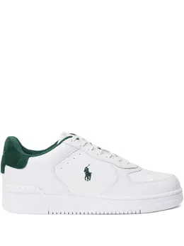 Polo Ralph Lauren: Белые кроссовки 