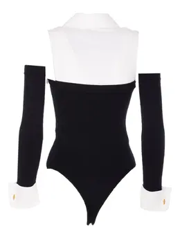 Elisabetta Franchi: Чёрный боди 