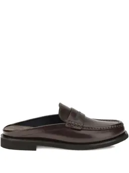 Brunello Cucinelli: Тёмные сабо 