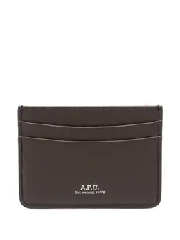 A.P.C.: Коричневый картхолдер 