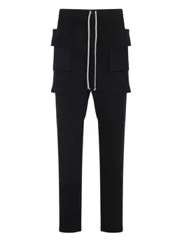 Rick Owens DRKSHDW: Чёрные брюки  Cargo