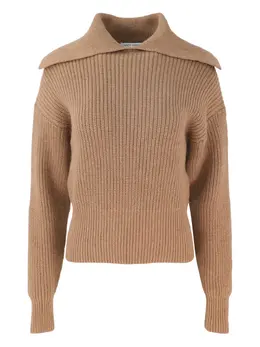 Autumn Cashmere: Свитер с воротником 
