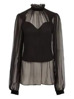 Nina Ricci: Чёрный топ 