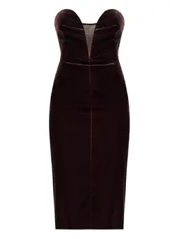 TOM FORD: Платье миди 