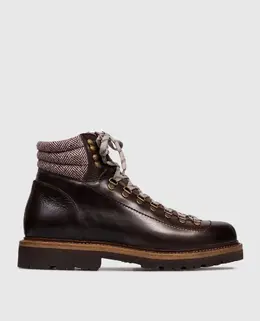 Brunello Cucinelli: Коричневі черевики 