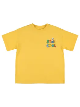 STELLA MCCARTNEY KIDS: Хлопковая футболка 