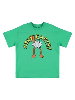 STELLA MCCARTNEY KIDS: Хлопковая футболка 