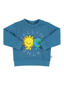 STELLA MCCARTNEY KIDS: Хлопковый свитшот 