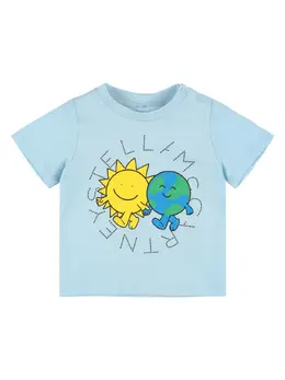 STELLA MCCARTNEY KIDS: Хлопковая футболка 