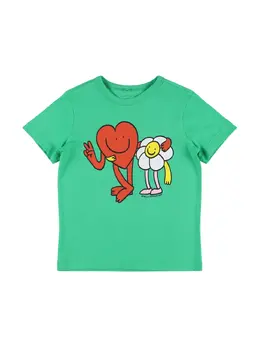 STELLA MCCARTNEY KIDS: Хлопковая футболка 