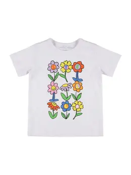 STELLA MCCARTNEY KIDS: Хлопковая футболка 