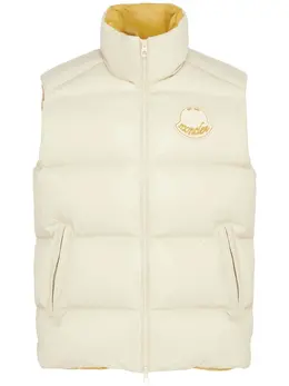 MONCLER: Белый жилет 