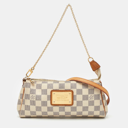 Louis Vuitton: Белая сумка  Pochette