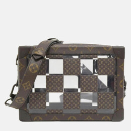 Louis Vuitton: Коричневая сумка 