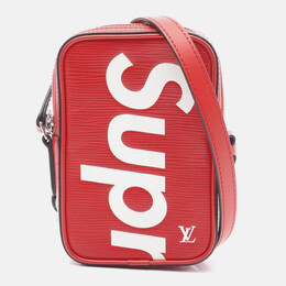 Louis Vuitton: Красная сумка  Épi