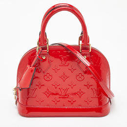 Louis Vuitton: Красная сумка  Alma BB