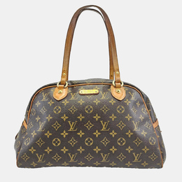 Louis Vuitton: Коричневая сумка 