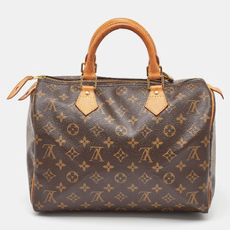 Louis Vuitton: Коричневая сумка  Speedy 30