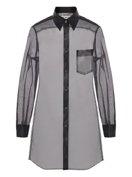 Comme Des Garçons: Прозрачная майка 
