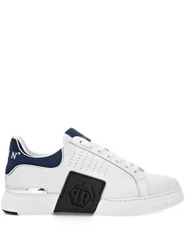 Philipp Plein: Белые кроссовки 