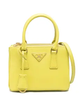 Prada: Жёлтая сумка 