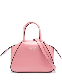 Prada: Розовая сумка-шоппер 