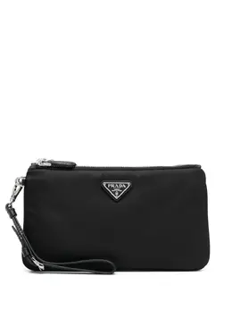 Prada: Чёрный клатч 