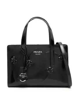 Prada: Чёрная сумка-шоппер 