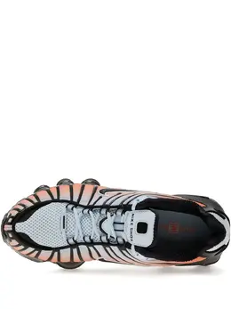 Nike: Оранжевые кроссовки  Shox TL