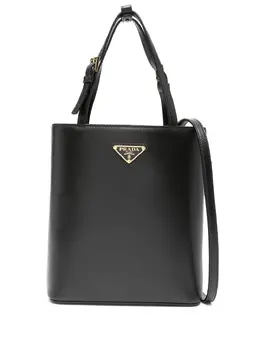 Prada: Чёрная сумка-шоппер 