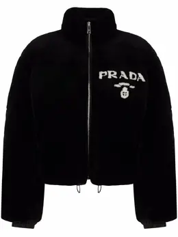 Prada: Куртка с принтом 