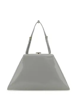 Prada: Серебристая сумка-шоппер 