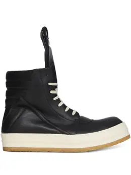 Rick Owens: Чёрные кроссовки  Geobasket