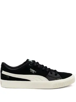 PUMA: Чёрные кроссовки  Suede