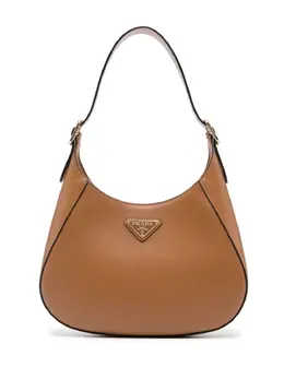 Prada: Коричневая сумка 