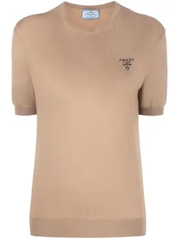 Prada: Трикотажный топ 