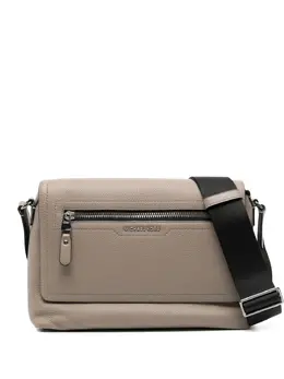 Michael Kors: Бежевая сумка  Hudson