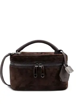 Brunello Cucinelli: Коричневая сумка-шоппер 