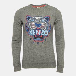Kenzo: Хлопковая футболка  Tiger
