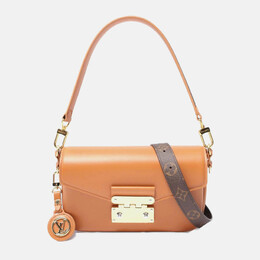 Louis Vuitton: Коричневая сумка 