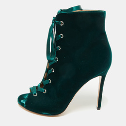 Gianvito Rossi: Зелёные ботинки 
