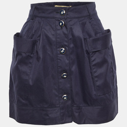 Balenciaga: Синяя юбка  Navy