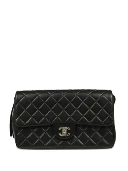 CHANEL Pre-Owned: Чёрный рюкзак 
