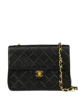 CHANEL Pre-Owned: Чёрная сумка 