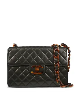 CHANEL Pre-Owned: Чёрная сумка 