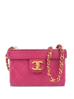 CHANEL Pre-Owned: Розовая сумка 