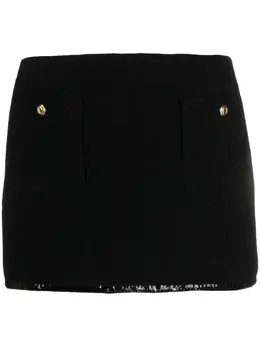 Miu Miu: Юбка с блёстками 