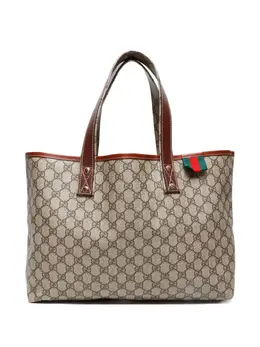 Gucci Pre-Owned: Коричневая сумка-шоппер 