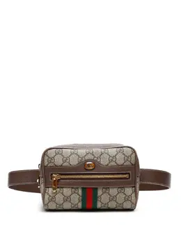 Gucci Pre-Owned: Коричневая поясная сумка 